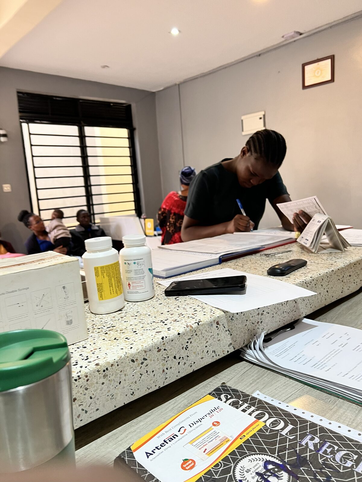 General medicine consultation desk at Entebbe Medical Chambers